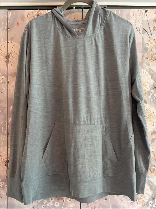 RBX Tops - Women’s Lightweight Blue Hooded Pullover
